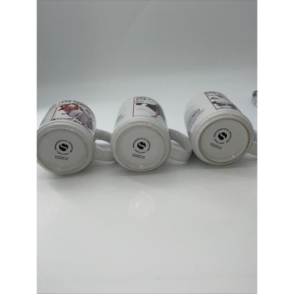 3 Norman Rockwell Saturday Evening Post Coffee Mugs 2002 Christmas Set (3) - Picture 4 of 6